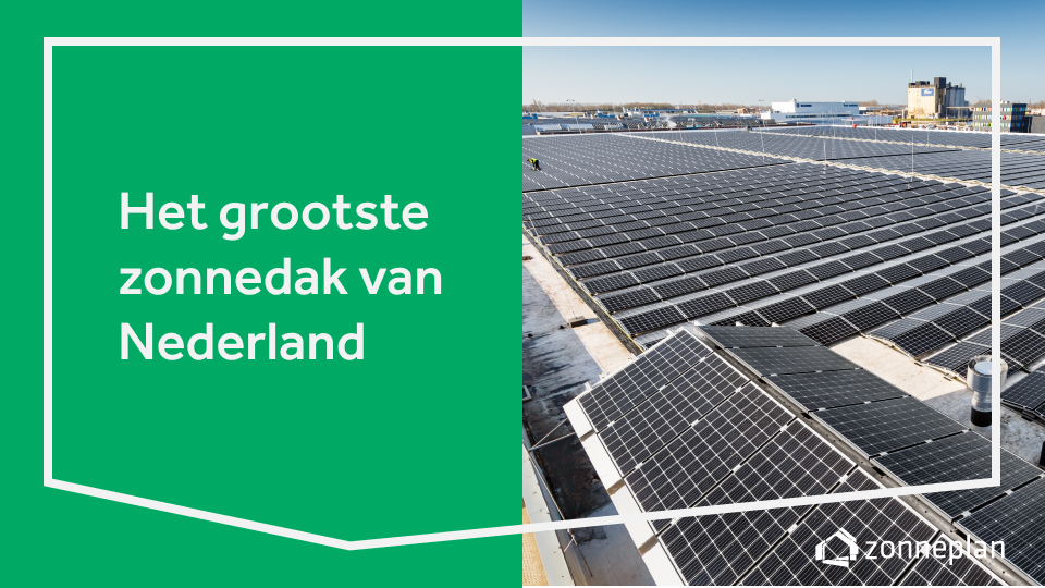 grootste zonnepanelen dak van Nederland 2018