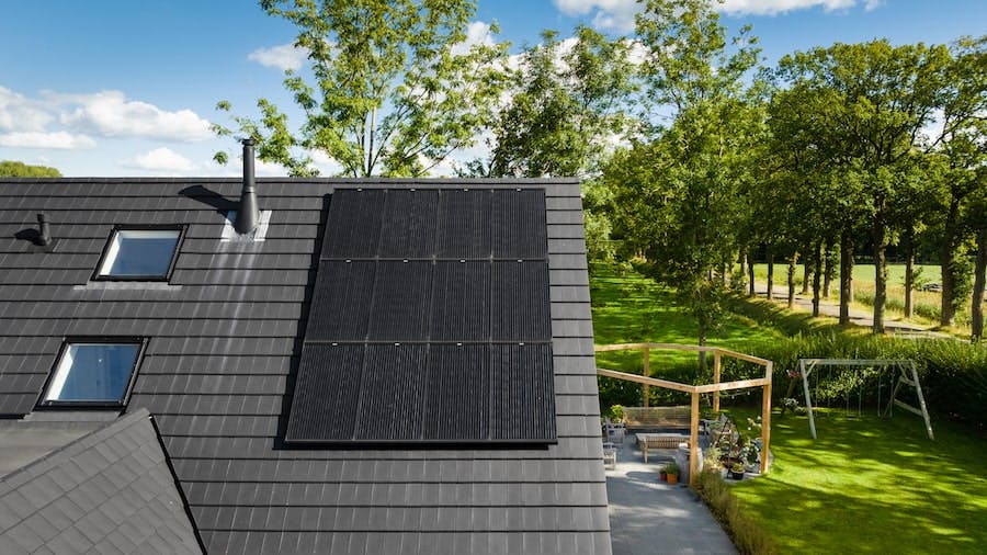 12 zonnepanelen die goed zijn voor 4000 kWh