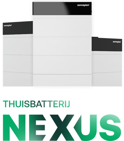Afbeelding van 3 Nexus thuisbatterijen: de 10 kWh, 15 kWh en 20 kWh, naast elkaar