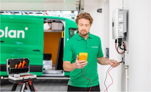 Zonnepanelen servicemonteur van Zonneplan